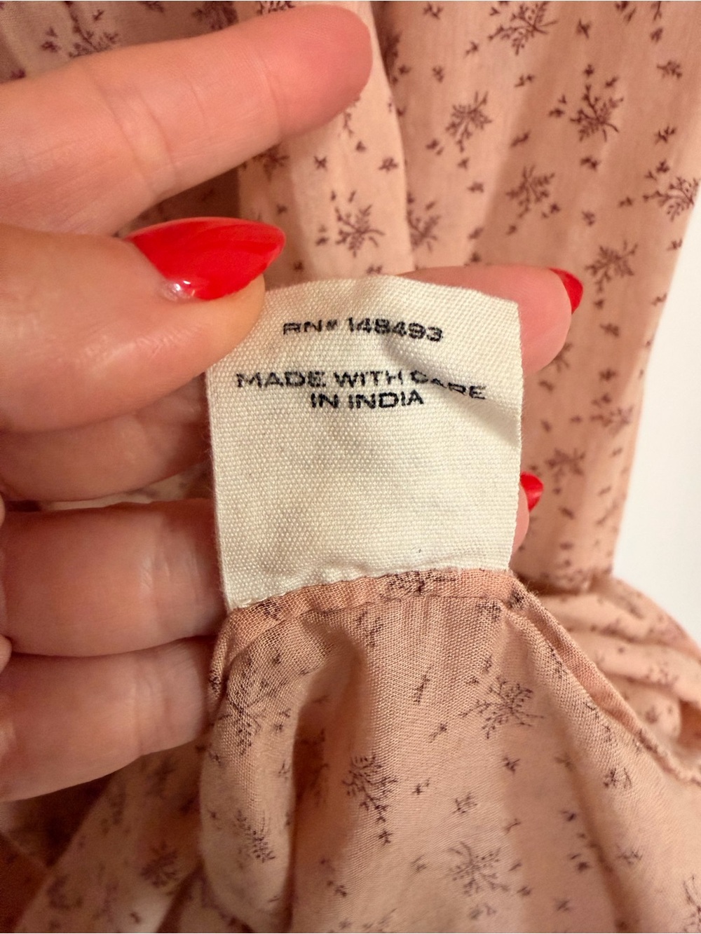Doen Orchid Nightgown in Rose Windswept Floral Sz small - Picture 14 of 14